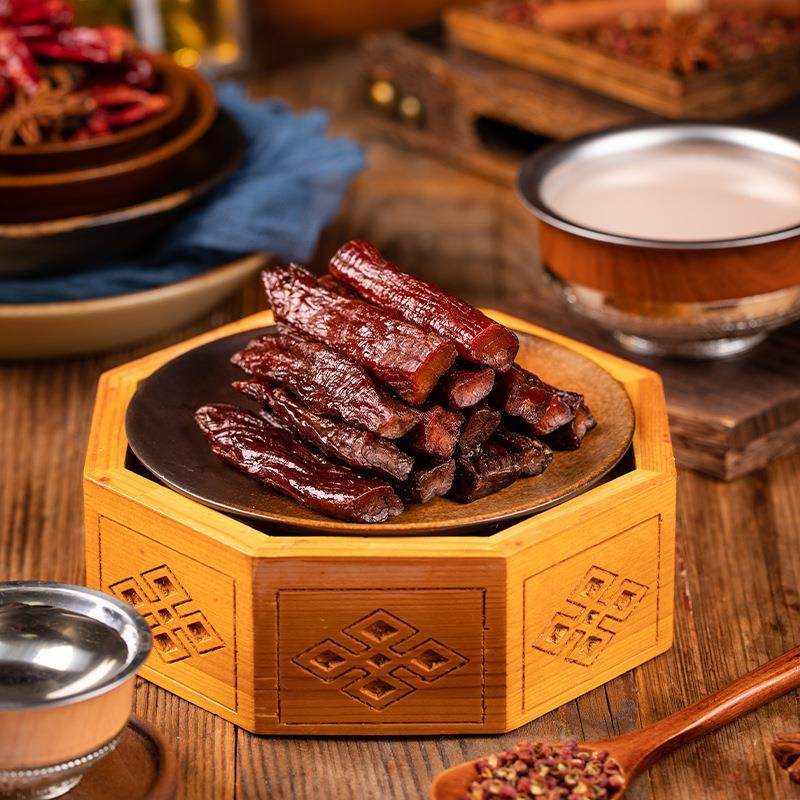 传统风味炭烤牛肉干风干牛肉条耐嚼解饿外出旅游携带方便炭烤风干