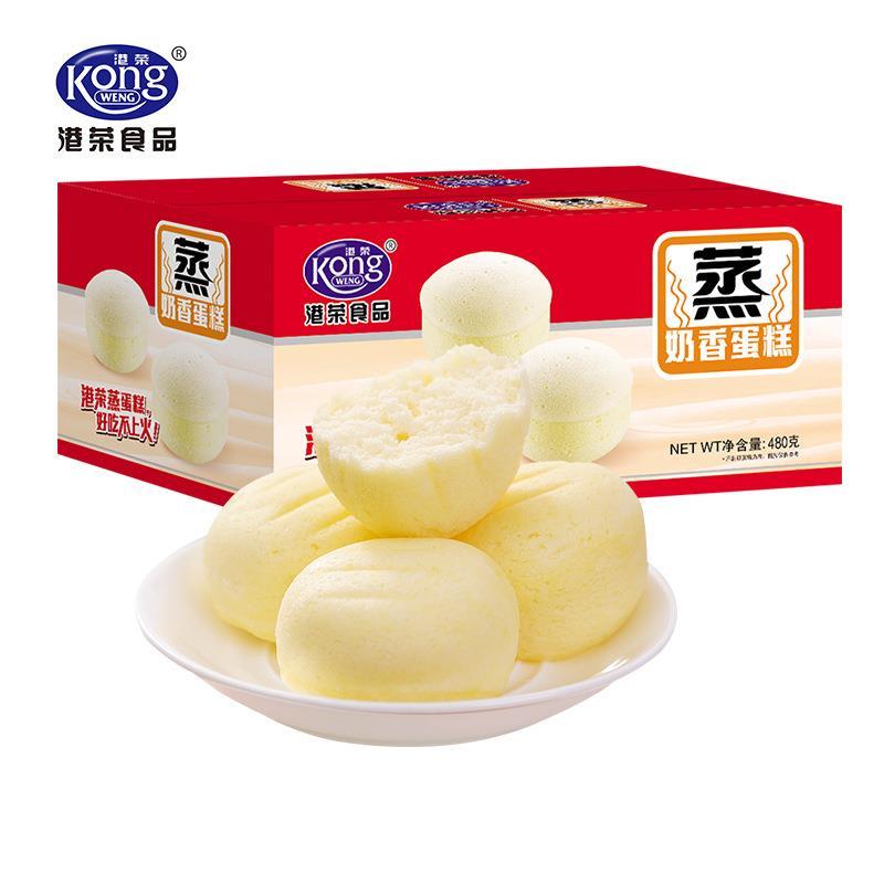 港荣奶香蒸蛋糕手撕面包48