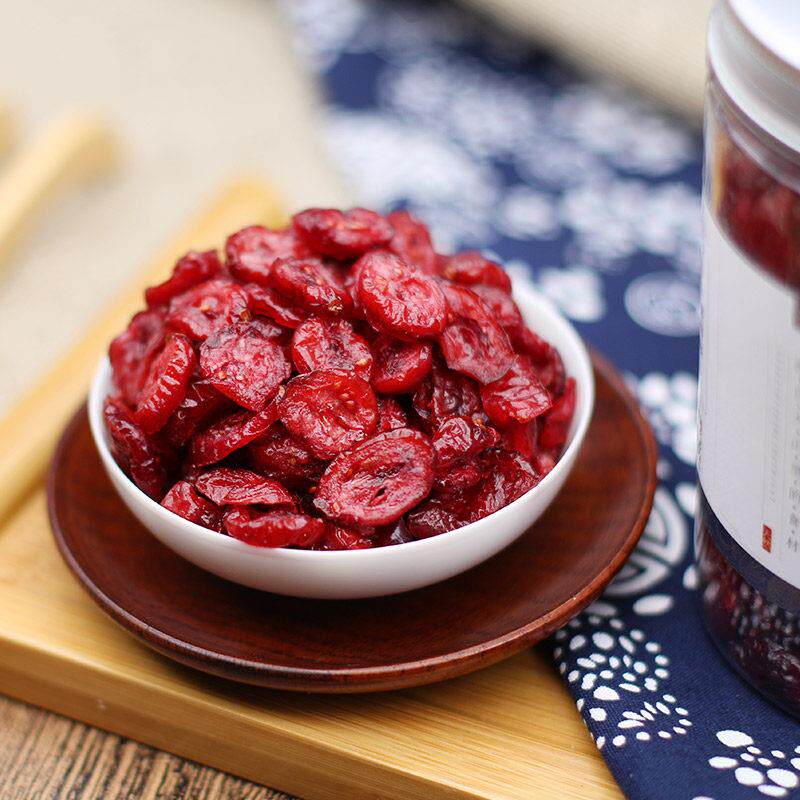 养辰 越莓干分装干 小红莓切片果蔓 干烘BIV焙 原料桃胶搭档250g