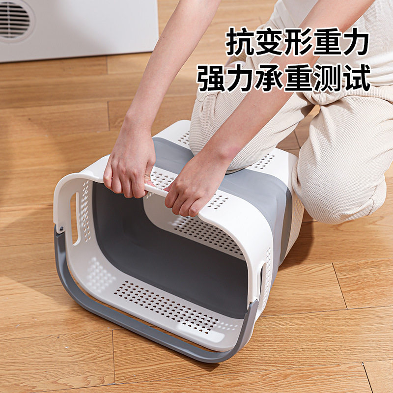 日式折叠衣物收纳箱大容