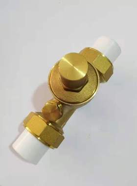 黄铜家用稳压阀净水器热水器rppr20/25自来水管减压阀4 6分ppr接