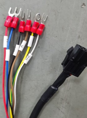 高柔拖链台达ASDA 编码器ASD- A2 B2 AB 小功率电机动力线带刹车