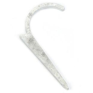 20管卡钉水管线管固定PVC管卡扣 扁钩钉PPR水管钩钉镀锌铁勾钉管码
