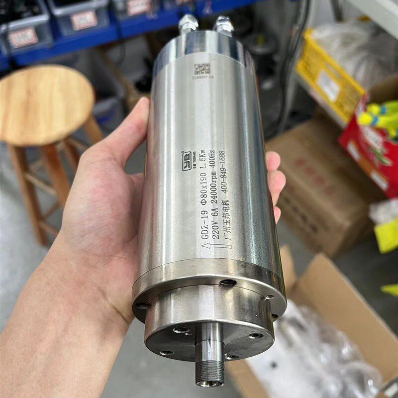 玉邦雕刻机原装主轴电机1.5kw水冷高速电翰琪前程主轴玉雕机配件