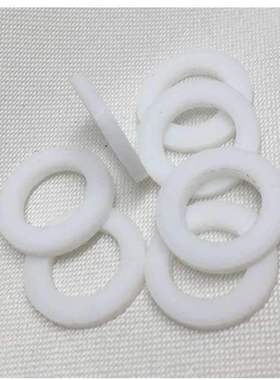 聚四氟乙烯垫片18*10*2波纹管白色OH型垫圈密封四氟特氟龙4分平垫