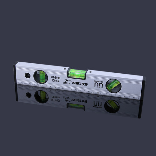 水平尺 铝合金磁性迷你水平尺高精度装修精密测量工具水平仪靠尺