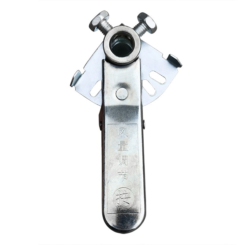 304不a锈钢手动风量调节阀手柄风阀门把手执行器开关风管通风蝶阀