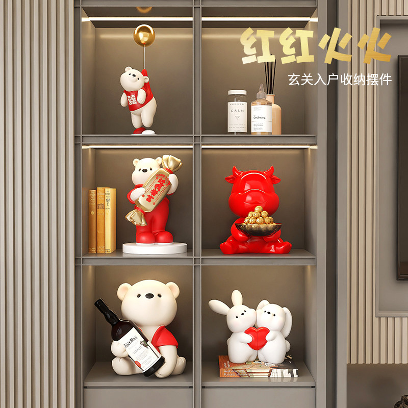 2025蛇年贺新年装饰摆件春节喜庆装饰品客厅玄关氛围布置乔迁礼物