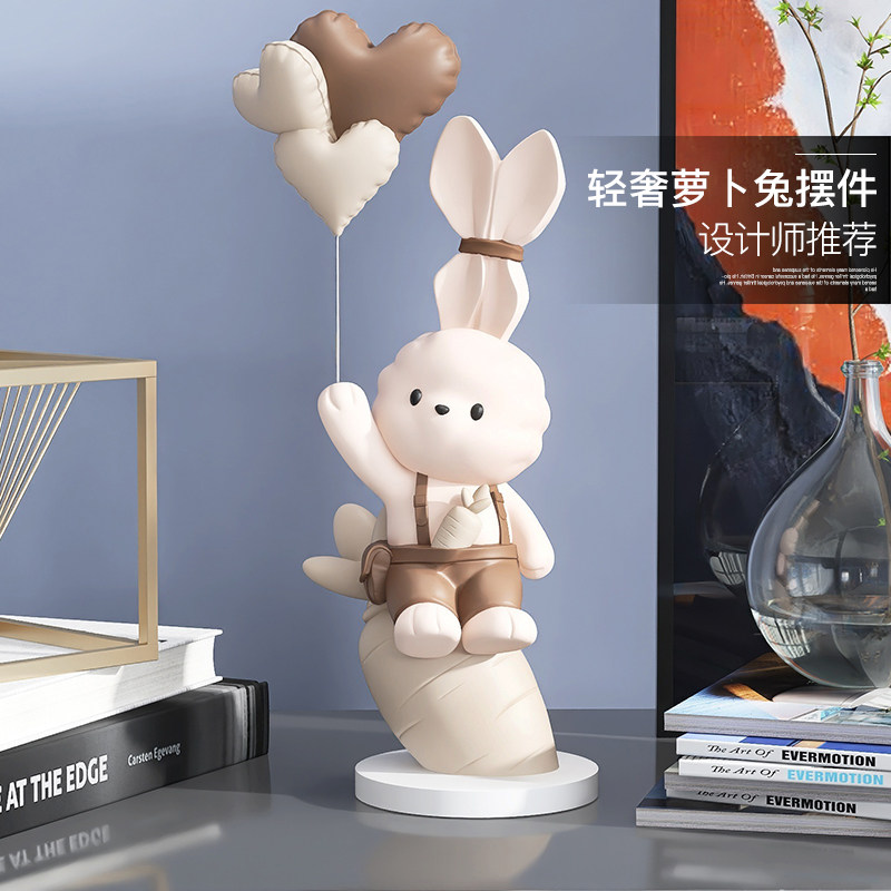 兔子桌面摆件家居饰品客厅电视柜酒柜装饰轻奢乔迁新居生日礼物,家居饰品,装饰摆件,淘宝优惠券,粉丝福利购,淘宝优惠卷