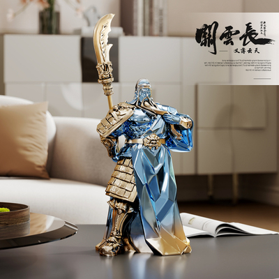 关公关二爷摆件工艺品雕塑