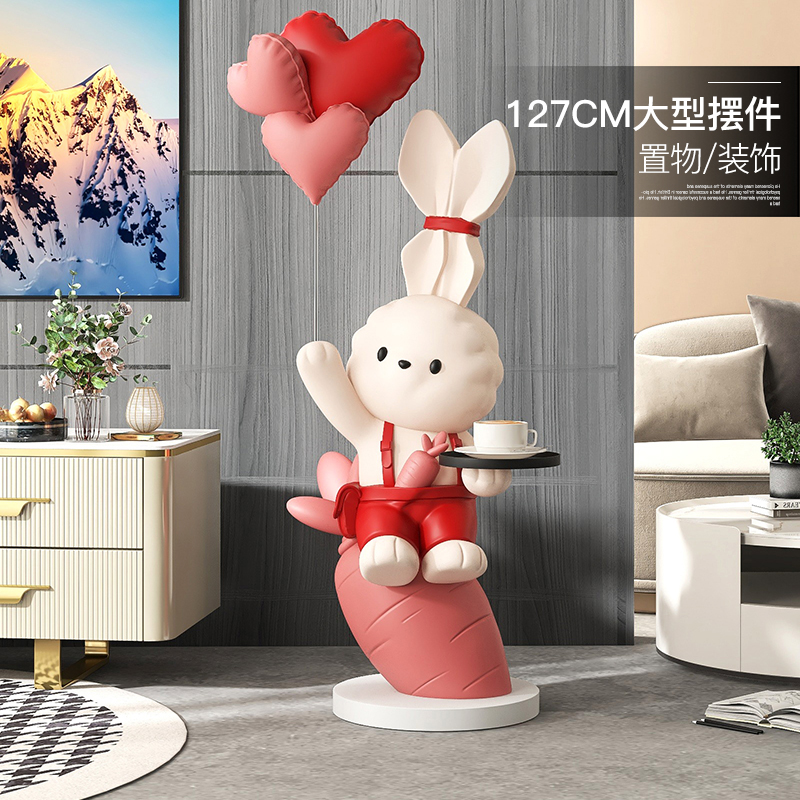 兔年生肖摆件春节喜庆装饰品