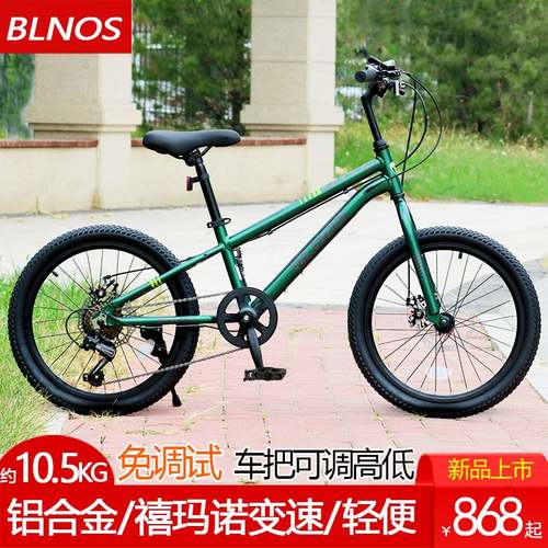 BLNOS贝诺斯儿童轻便铝合金变速自行车碟刹20寸/24寸中大童学生车