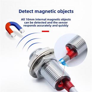 沪工Njk M12M18常开常关24vp 5002C霍尔开关接近传感器磁传感器M8