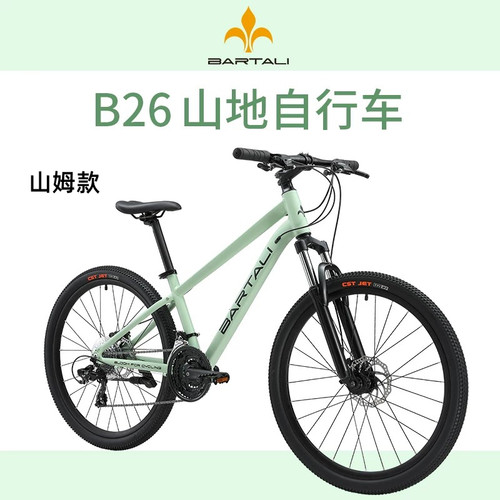 禧玛诺变速 避震前叉 双碟刹