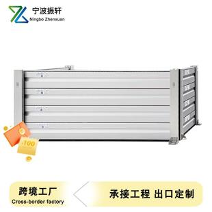 出口不锈钢防NWA挡可水板铝汛合金洪防挡板拆卸组合式 防洪板挡水