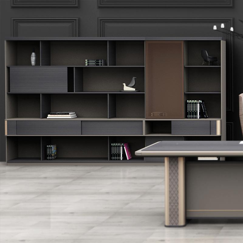 定制办公桌推板式储物柜四室门收纳书柜资保密WD-02S办拉公料文件