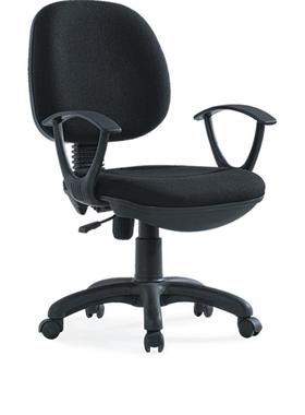 东家供应蓝色布麻绒升厂降椅A169职员椅文广员椅无扶手办公电脑椅