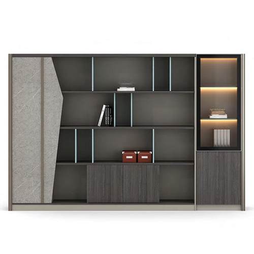 文柜办物公室柜子靠墙带锁木储物柜置档案SJRG-051件柜资料柜书柜