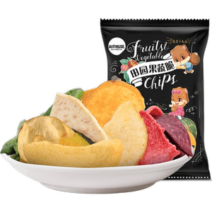 三只松鼠食品专卖店三只松鼠_田园果蔬脆香菇脆什锦脆综合果蔬干非膨化健康零食