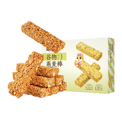 三只松鼠_燕麦谷物棒200g粗粮