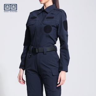 固固旗舰女款速干训练服套装夏长裤户外长袖训练服耐磨战术作训服