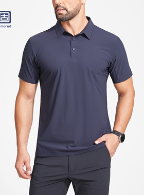 固固-行政POLO衫（无痕PRO）速干超薄短袖上衣休闲商务翻领