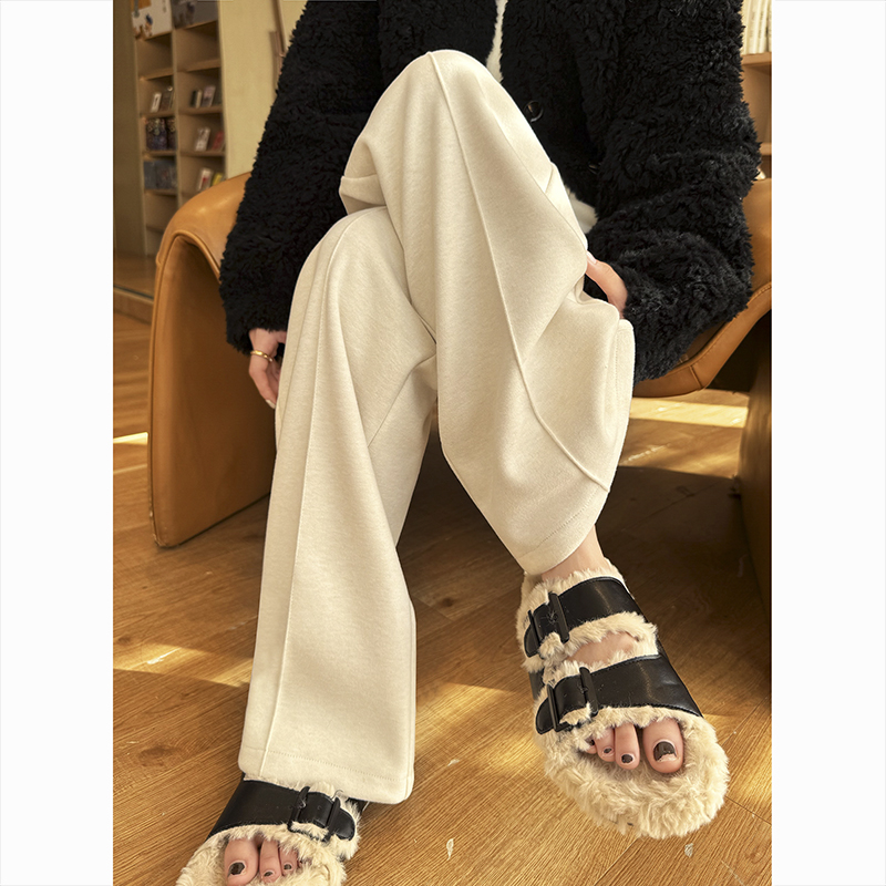 高腰百搭慵懒显瘦长裤