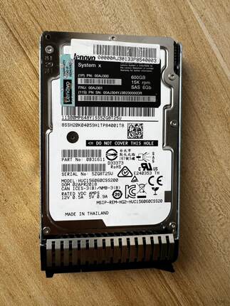 议价！联想 00AJ300 00AJ301 600G 15K 2.