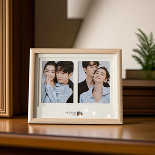 定制婚纱照相框摆台高级感结婚照洗相片加打印做成桌摆多宫格10寸