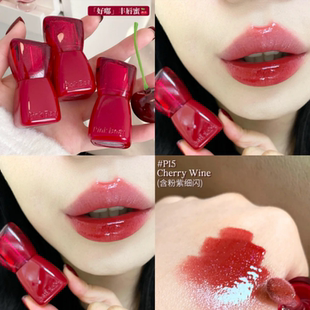 【新年礼物】pinkbear皮可熊丰唇蜜口红唇釉镜面水光唇彩化妆品