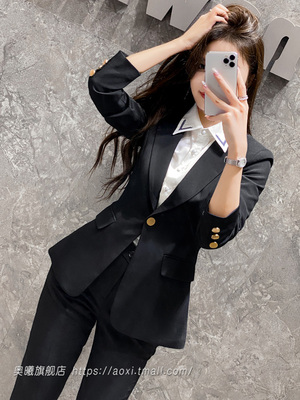 空姐制服职业套装高端西服正装今年流行时尚套装女商务西装套裤