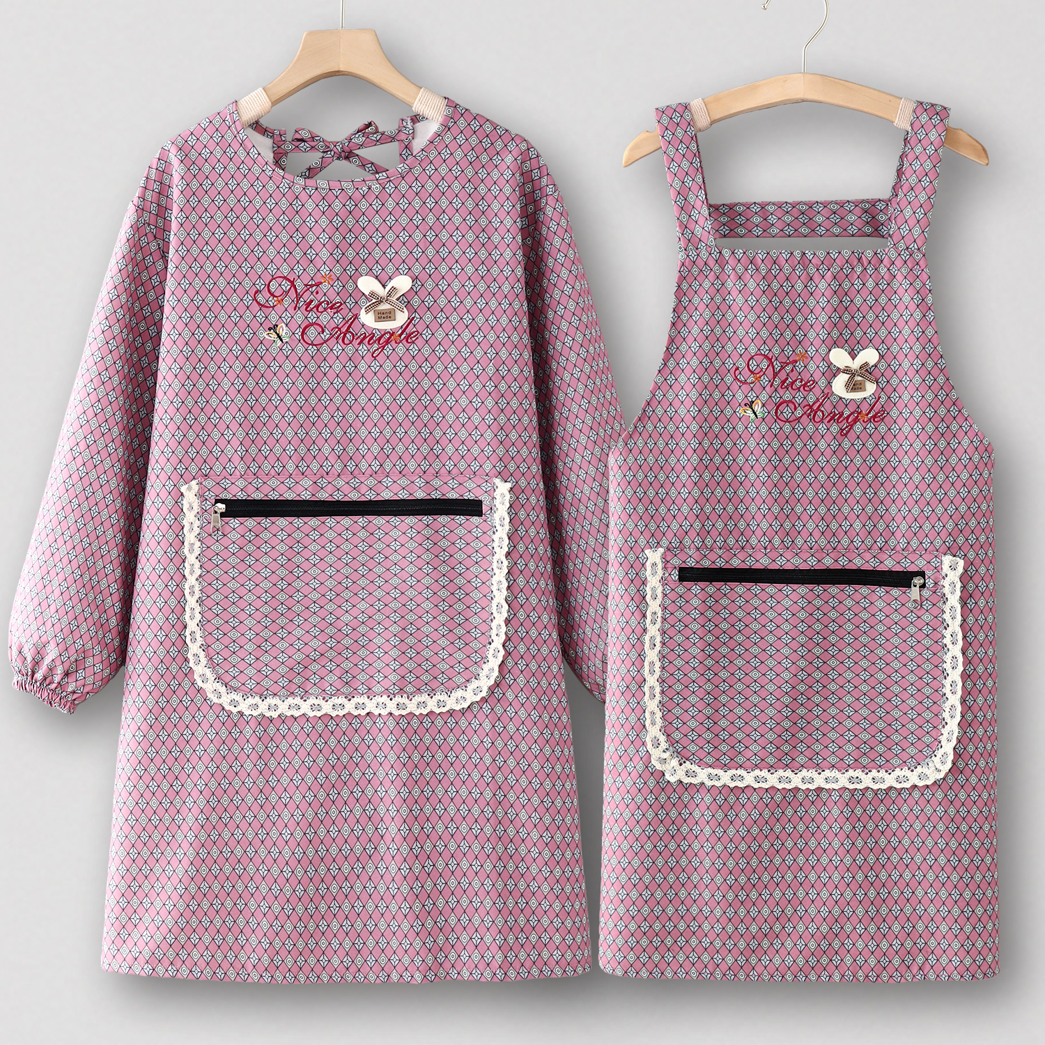 工厂车间围裙厨房家用工作服罩衣