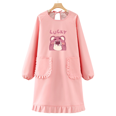 长袖防水罩衣工作服围裙