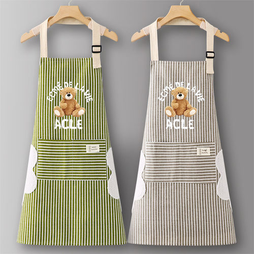 韩版防脏围裙厨房家用