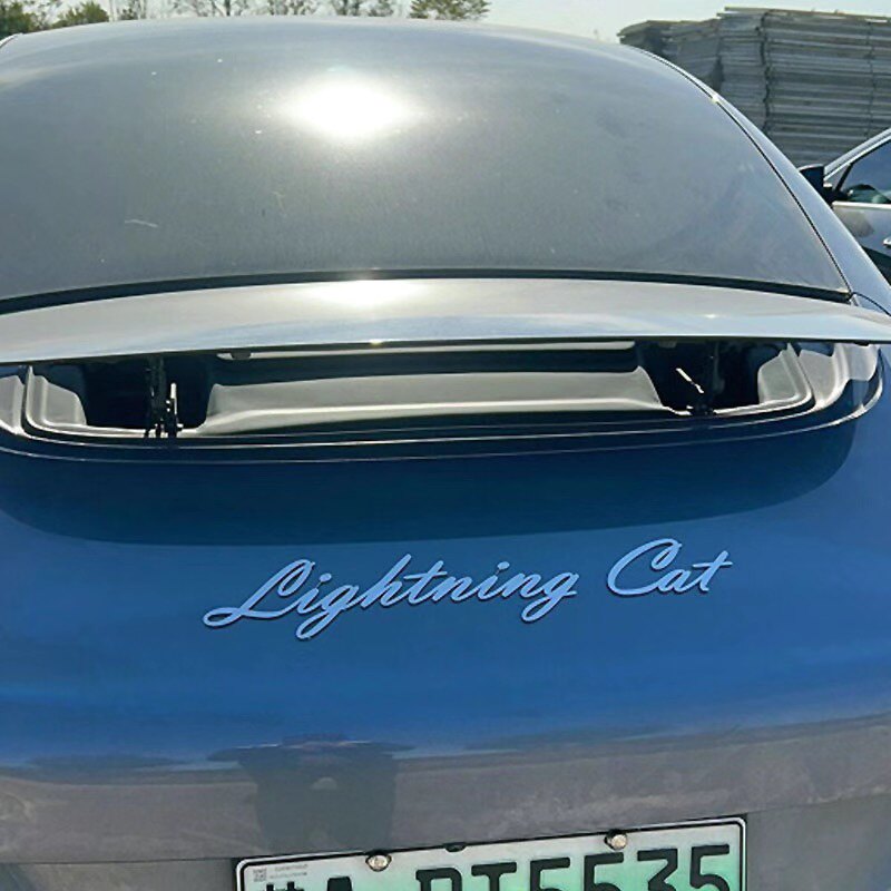 欧拉闪电猫好猫英文字母改装车尾标立体不锈钢装饰车贴背胶车标