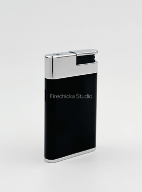 【Firechicka】简约高级金属防风打火机粉火可充气送礼商务家用