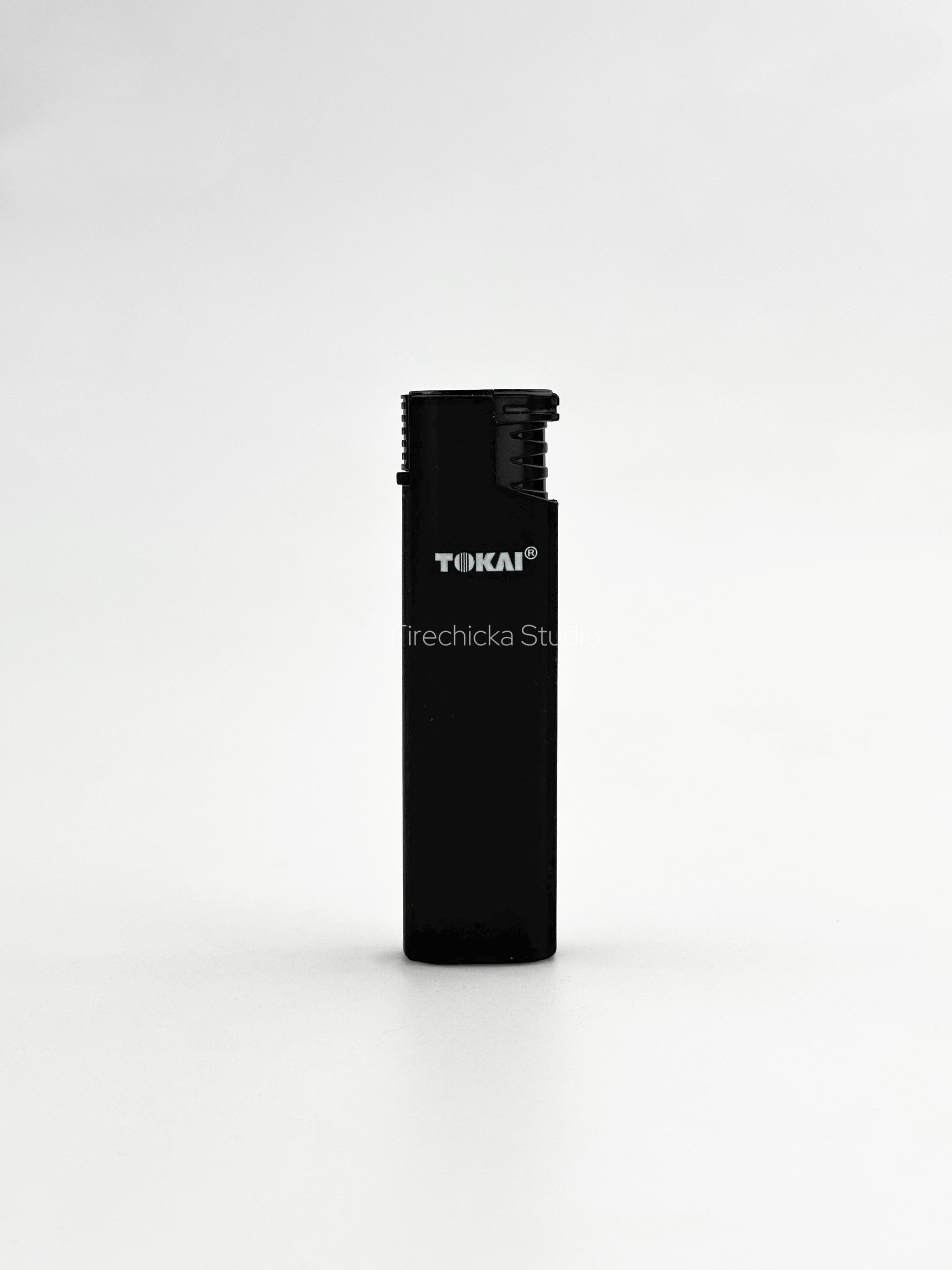 【Firechicka】正品东海防风金属打火机ins简约黑武士直冲充气