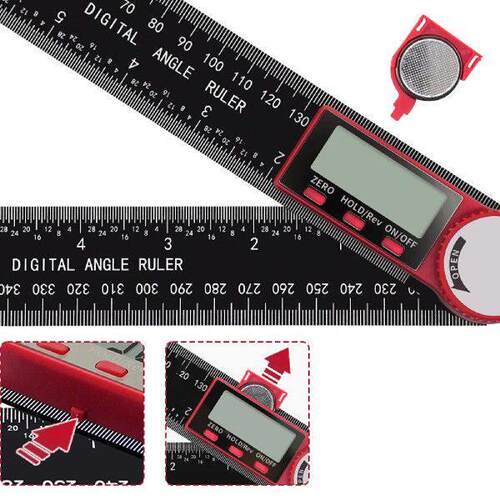 200mm Protractor Digital Angle Finder Ruler Electronic