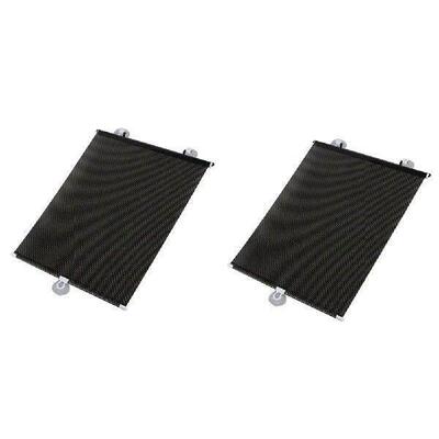 My Home 2X Sunshade Roller Blackout Suction Cup Blinds