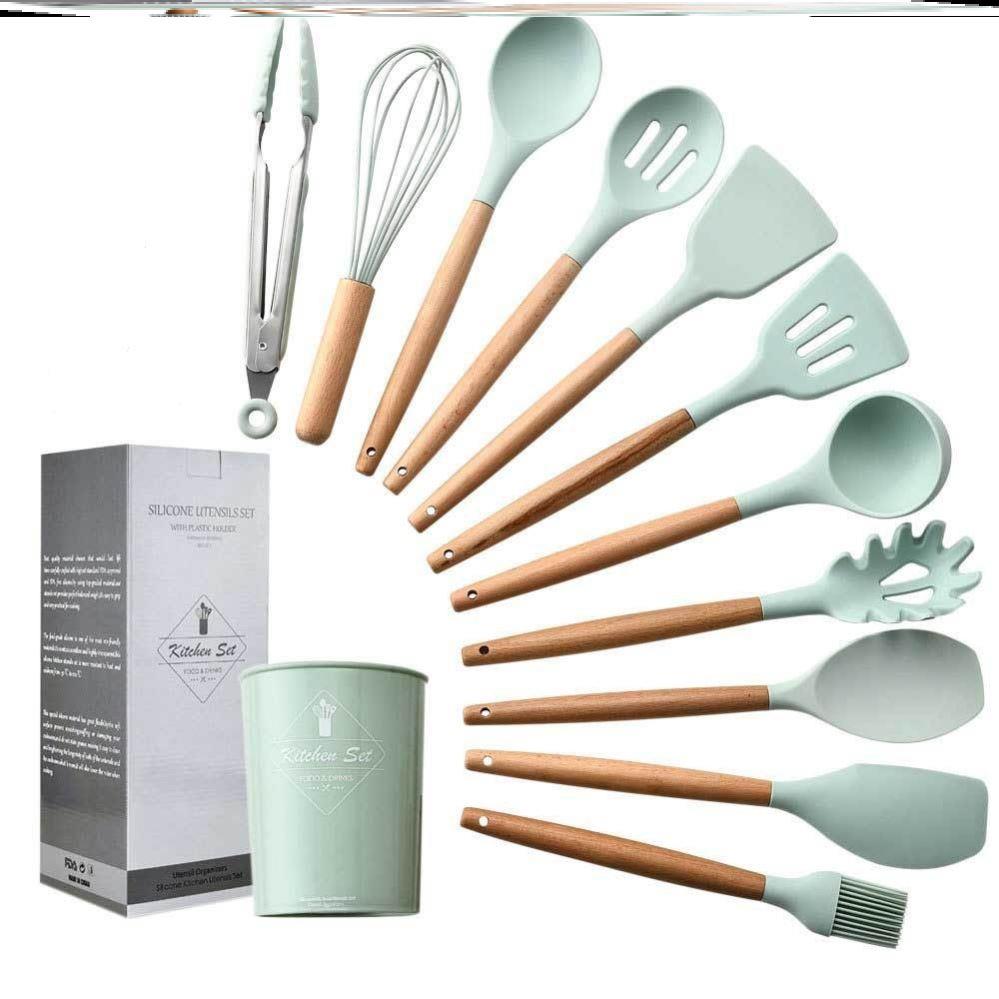 Kitchenware cooking tools silicone spatula 11 set厨具