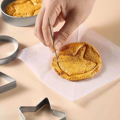 Korean Dalgona Candy Cookie Cutter Umbrella Triangle Star