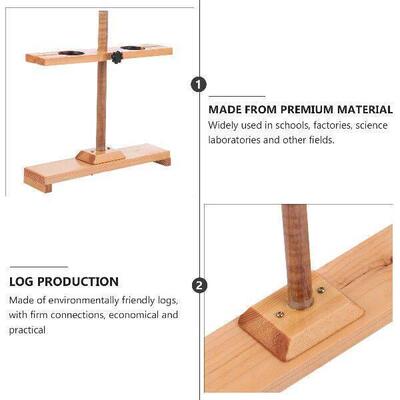 2 Holes Funnel Rack Laboratory Supplies Equipment Holder