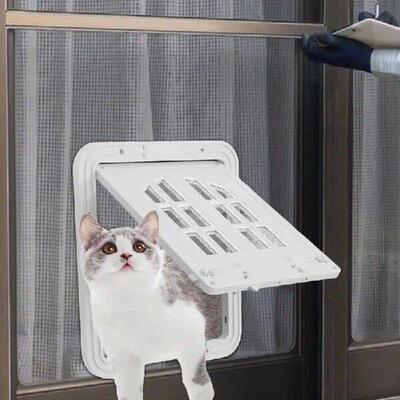Doggie Door For Sliding Door Lockable Magnetic Screen Door