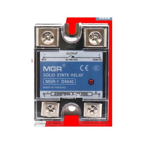 美格尔固态继电器MGR-1 D4840直流控交流DC-AC单相常开SSR-40DA