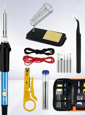 自动焊锡机806直插式调温电烙铁内热恒温60W焊接维修烙画工具套装