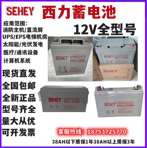 SEHEY西力蓄电池SH-NPG100直流屏