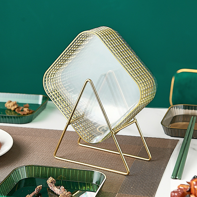 日式骨碟家用吐骨头盘碟餐桌垃圾盘碟北欧轻奢骨头碟水果碟收纳盒