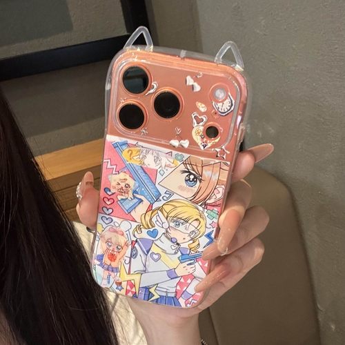 美少女iPhone17手机壳鞠婧祎同款