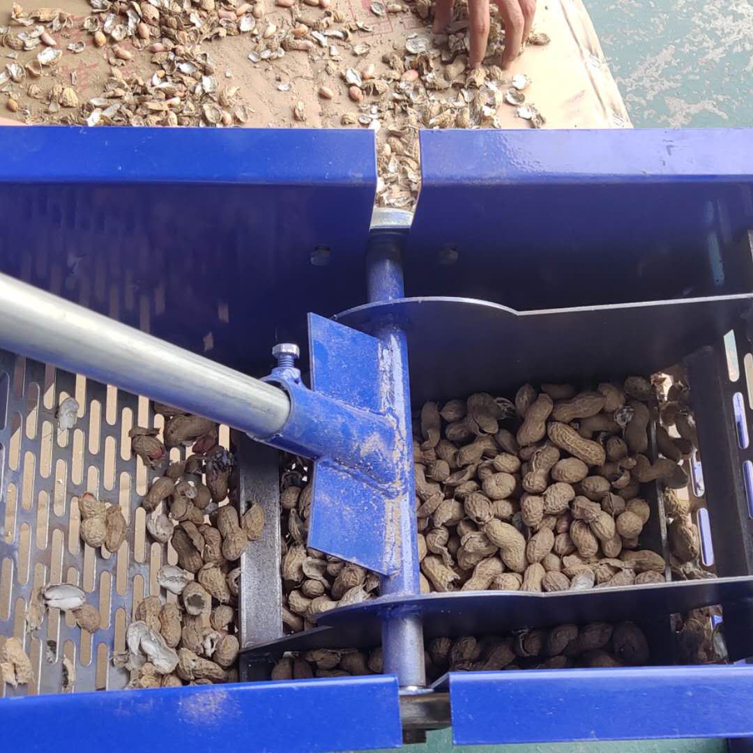 鸿鑫-100小型家用手动花生剥壳机花生种子农业脱皮机剥壳机