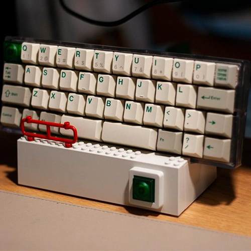 乐高摆件键盘支架KNS桌面摆件
